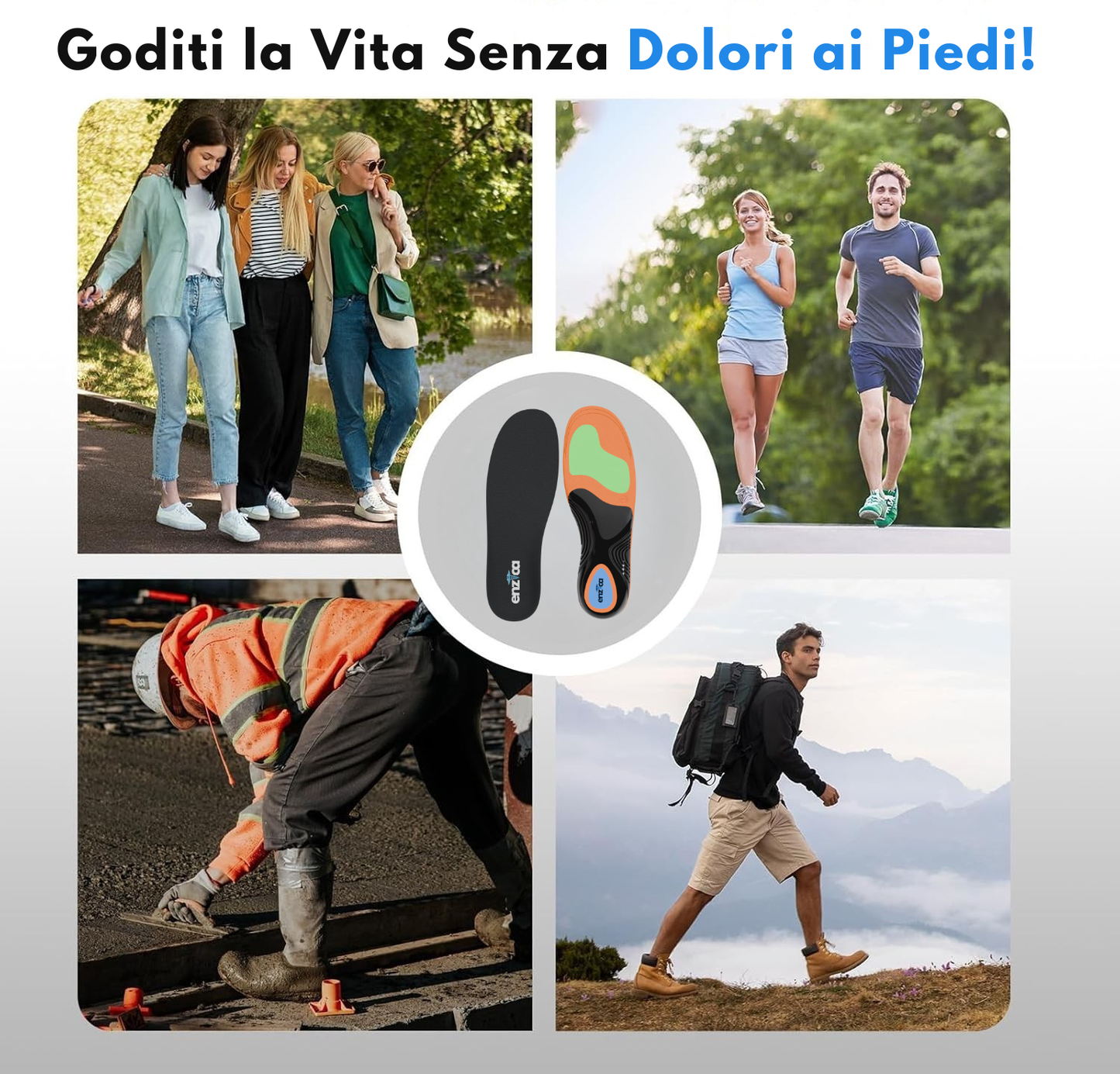 Enzica™ - Solette Ortopediche professionali